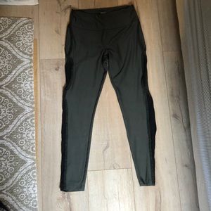 Army green leggings
